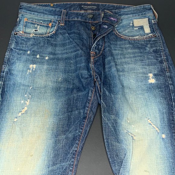 Scotch & Soda Snatch Distressed Denim - Picture 2 of 2